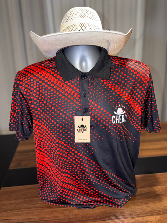Chero Polo - Red & Black