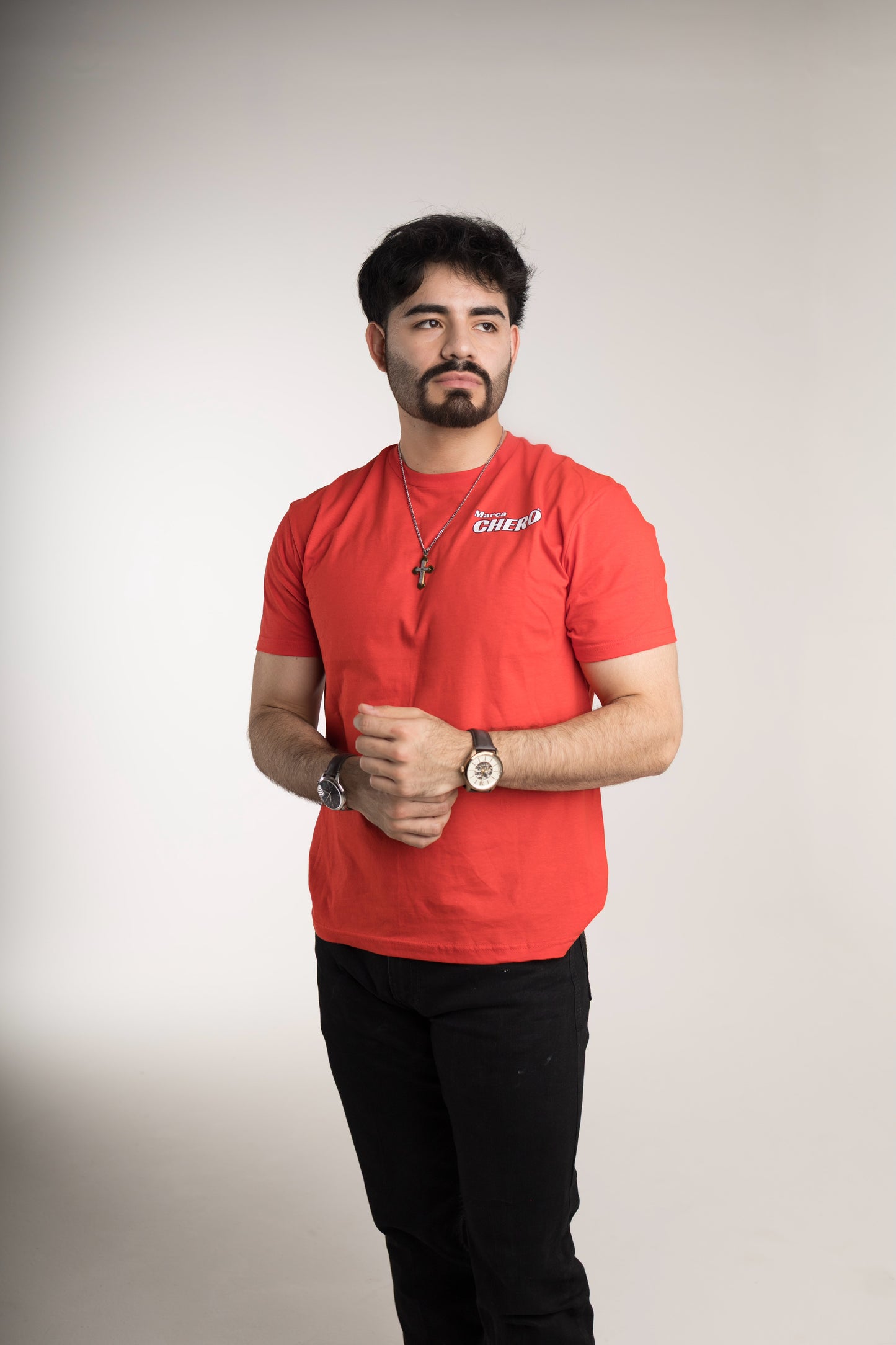 Unisex Short Sleeve Small Font Chero