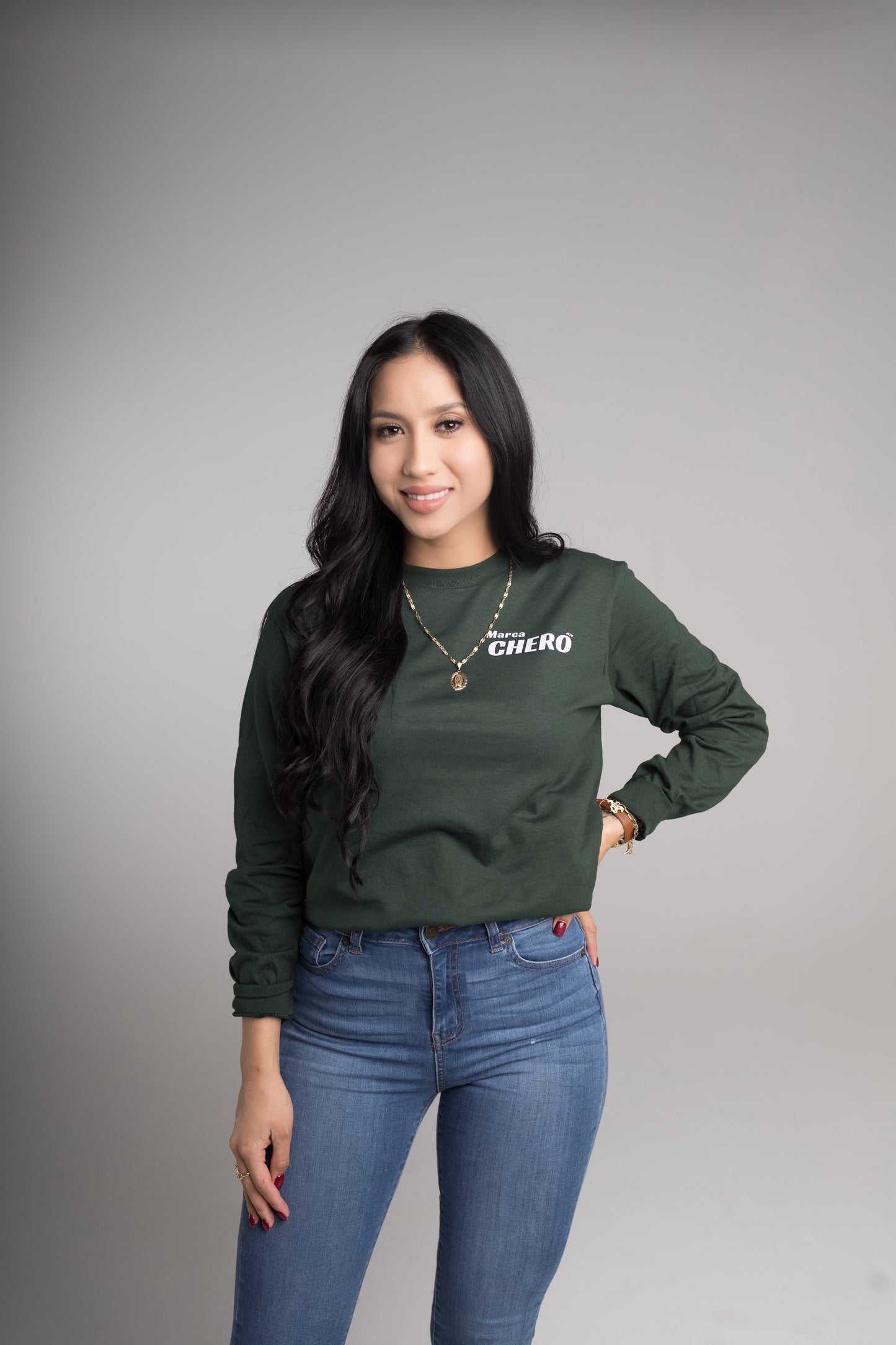 Unisex Long Sleeve Small font Chero