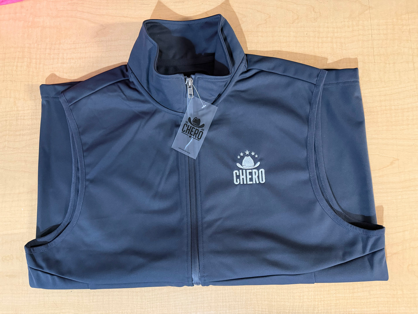 Grey Navy Vest (Graphite)