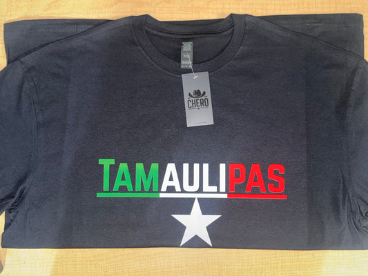 Tamaulipas black short sleeve