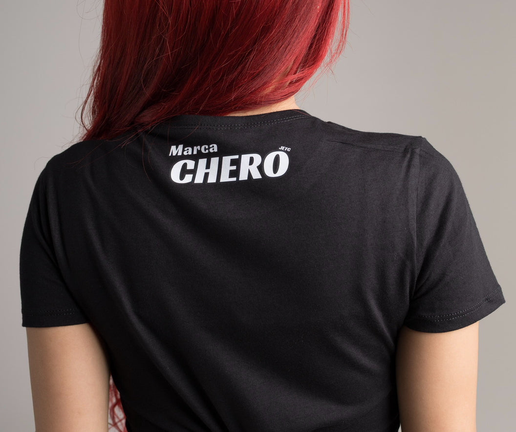 Women's Crop T-Shirt Big Font Chero