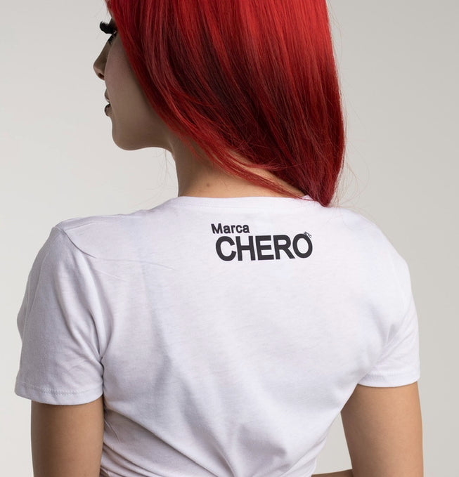 Women's Crop T-Shirt Big Font Chero