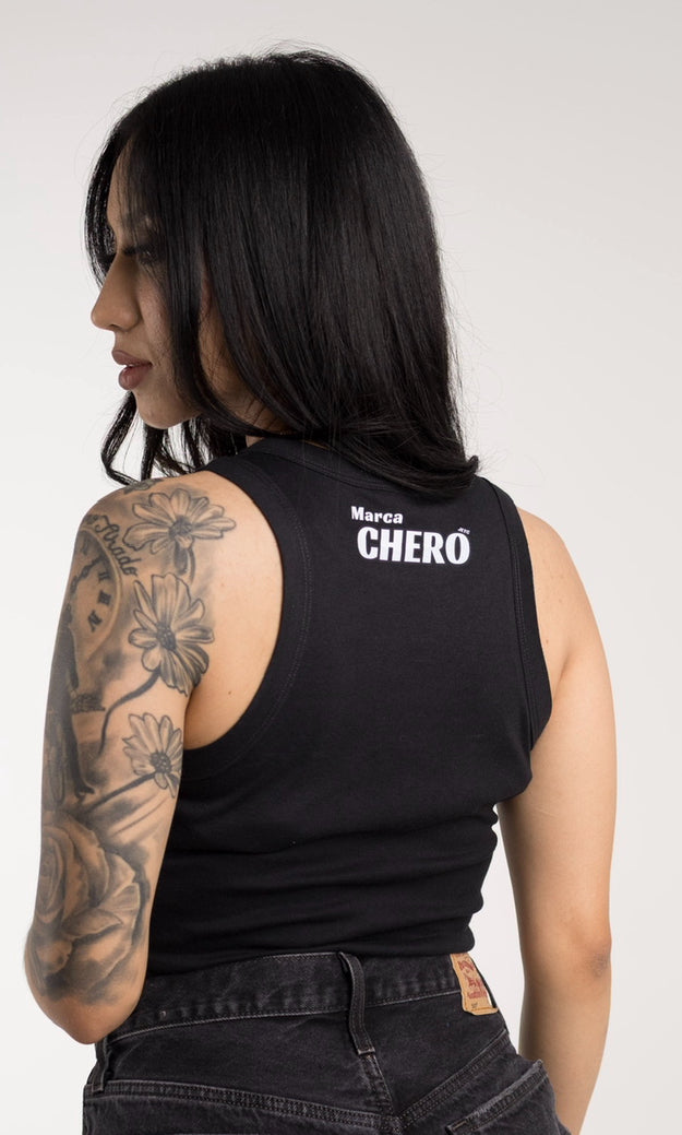 Women's Micro Tank Small Font Chero
