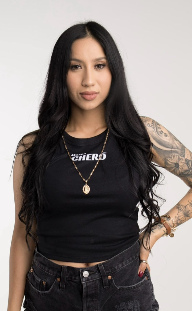 Women's Micro Tank Small Font Chero