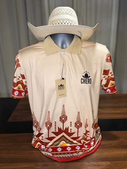 Chero Polo - Tan Aztec