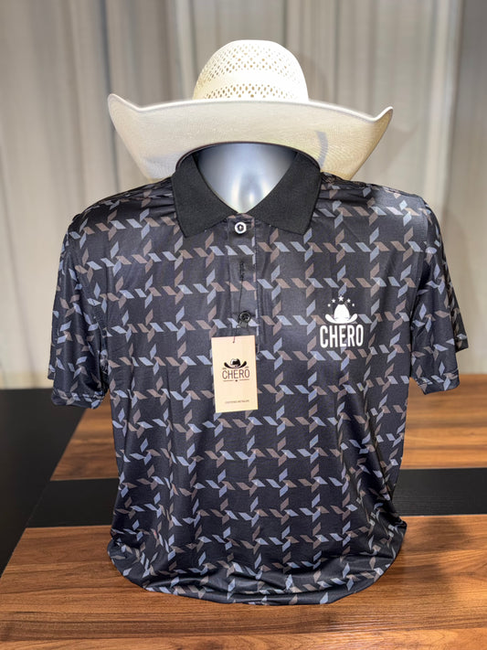 Chero Polo - Black Squares