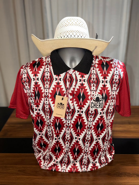 Chero Polo - Red Aztec