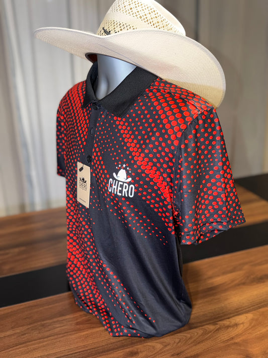 Chero Polo - Red & Black