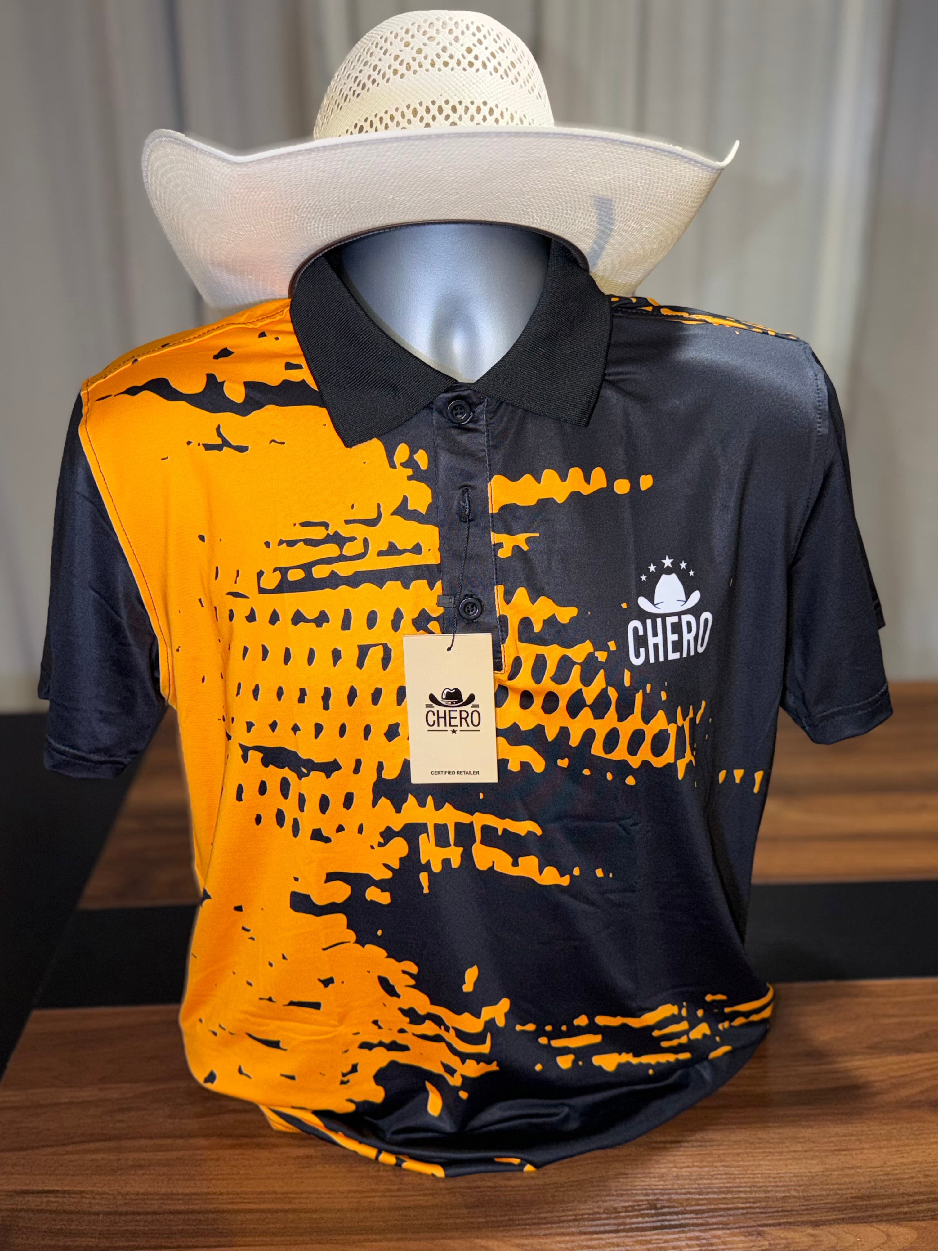 Chero Polo - Yellow & Black – Marca Chero
