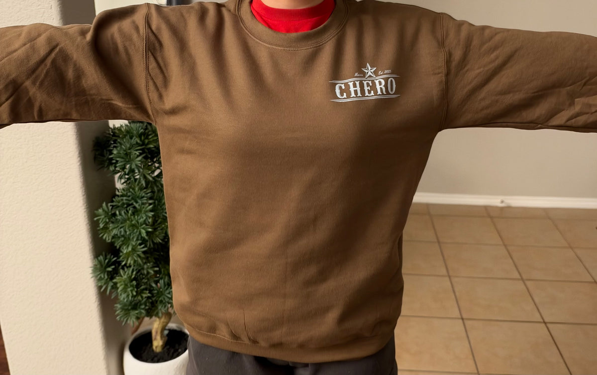 Army Brown Chero Crewneck Sweatshirt (Unisex)