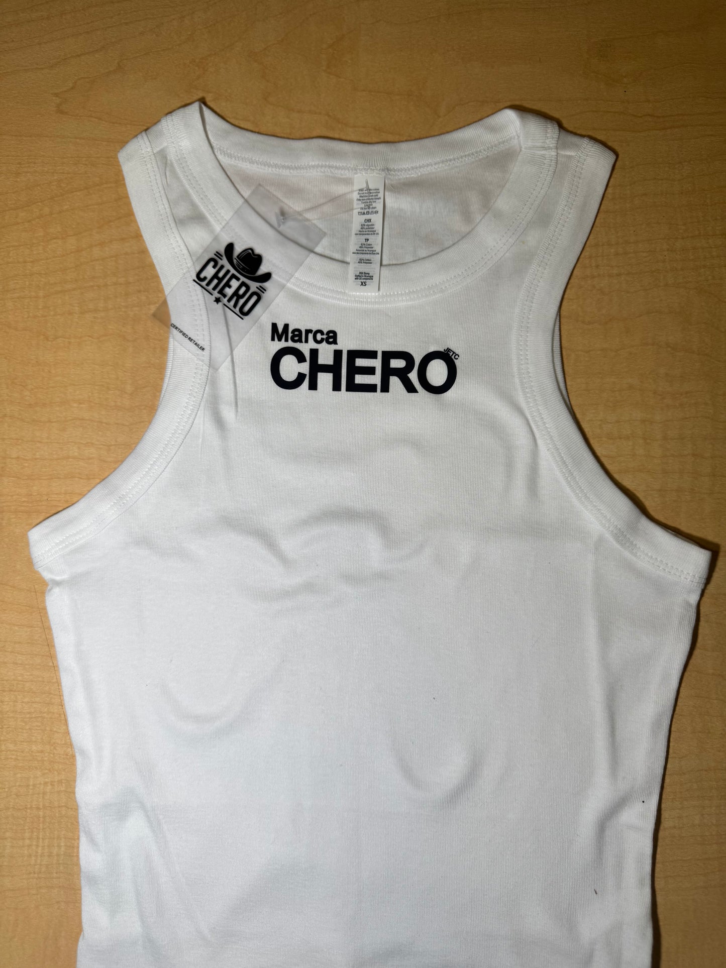 Women's Micro Tank Small Font Chero