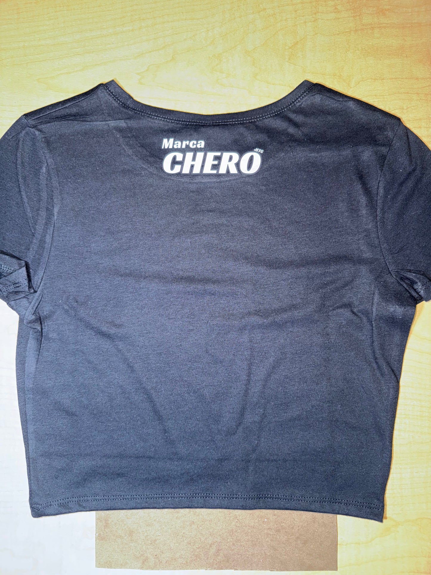 Women's Crop T-Shirt Small Font Chero